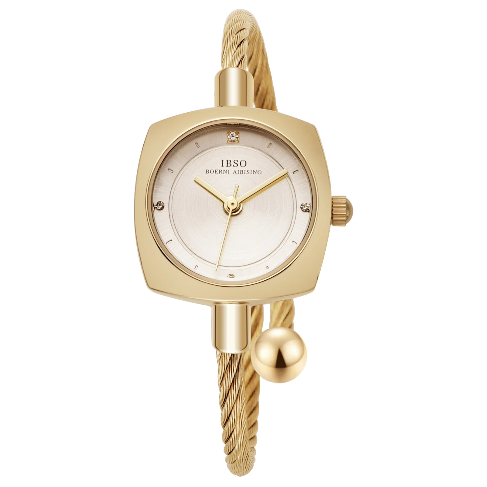 IBSO женский браслет 2025 кварцевые часы элегантные наручные часы японский механизм 3ATM водонепроницаемый ремешок из нержавеющей стали IBSO женский браслет 2025 кварцевые часы элегантные наручные часы японский механизм 3ATM водонепроницаемый ремешок из нержавеющей стали