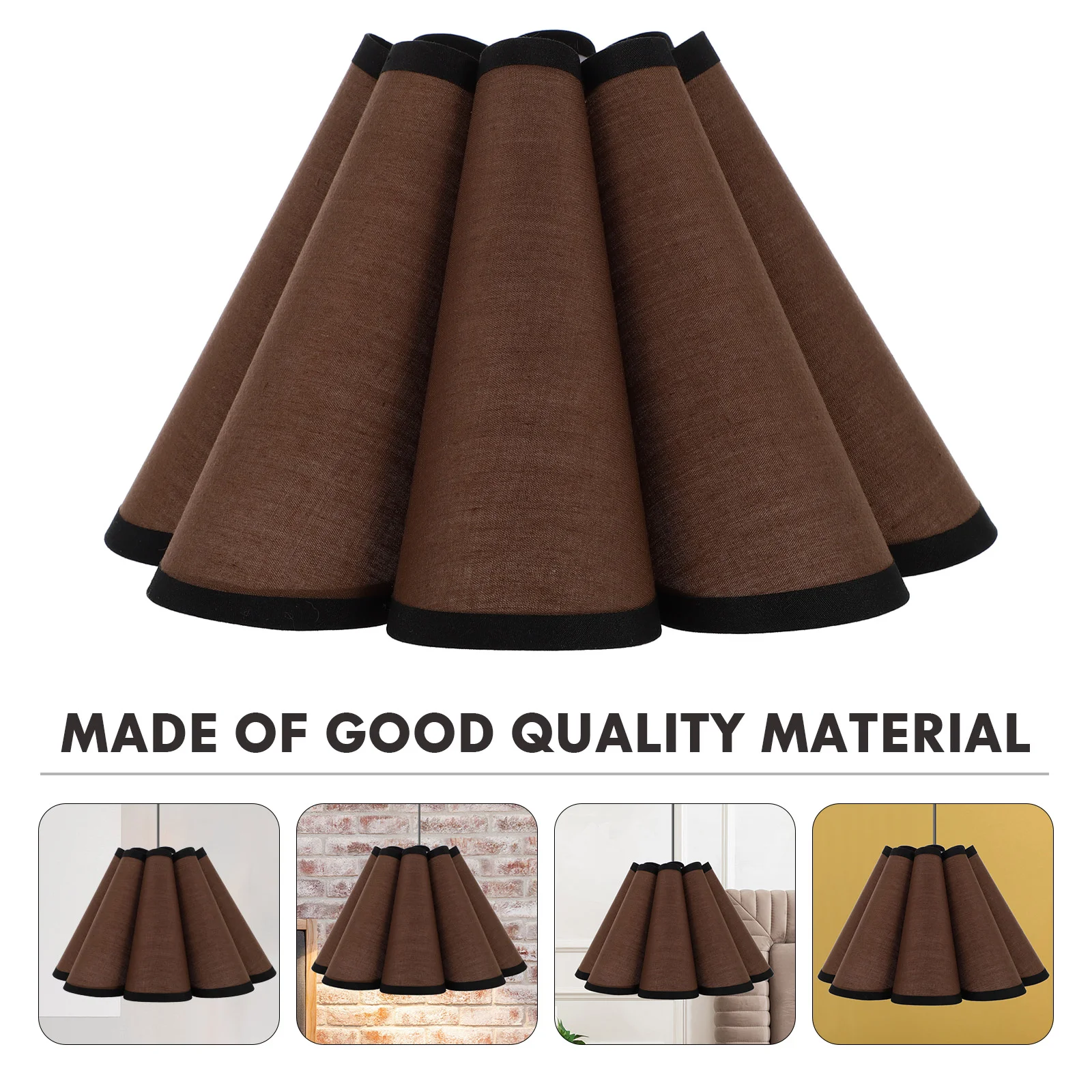 Lampshade Petal Pleated Holder Light Accessory Covers Decorate Simple Household Flowers Chandelier Stylish Decorative