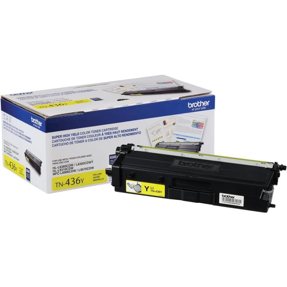 Conjunto de cartuchos de toner de super alto rendimento TN-436 (6,500 rendimentos)