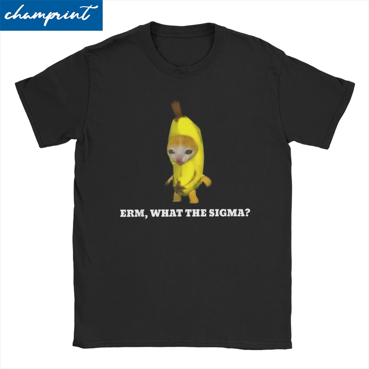 Erm What The Sigma T-Shirts for Men Women Funny Meme Cat Amazing 100% Cotton Tee Shirt Crew Neck Short Sleeve T Shirts Clothing