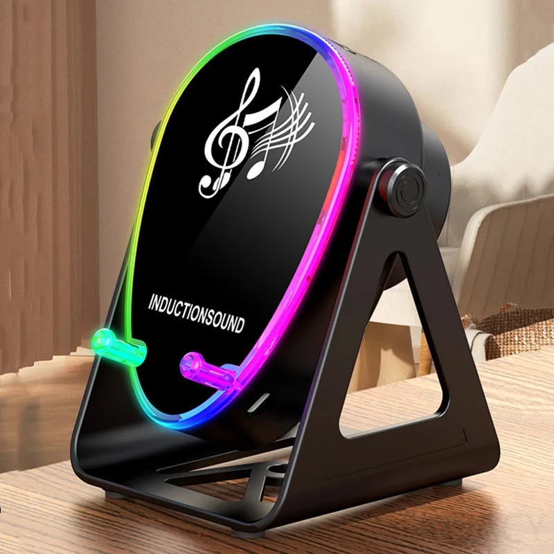 

Беспроводная зарядка, сабвуфер, RGB-подсветка, держатель для телефона, 15 Вт, быстрая зарядка, Bluetooth 5,3, динамик, HIFI, окружающий свет, MP3-плеер