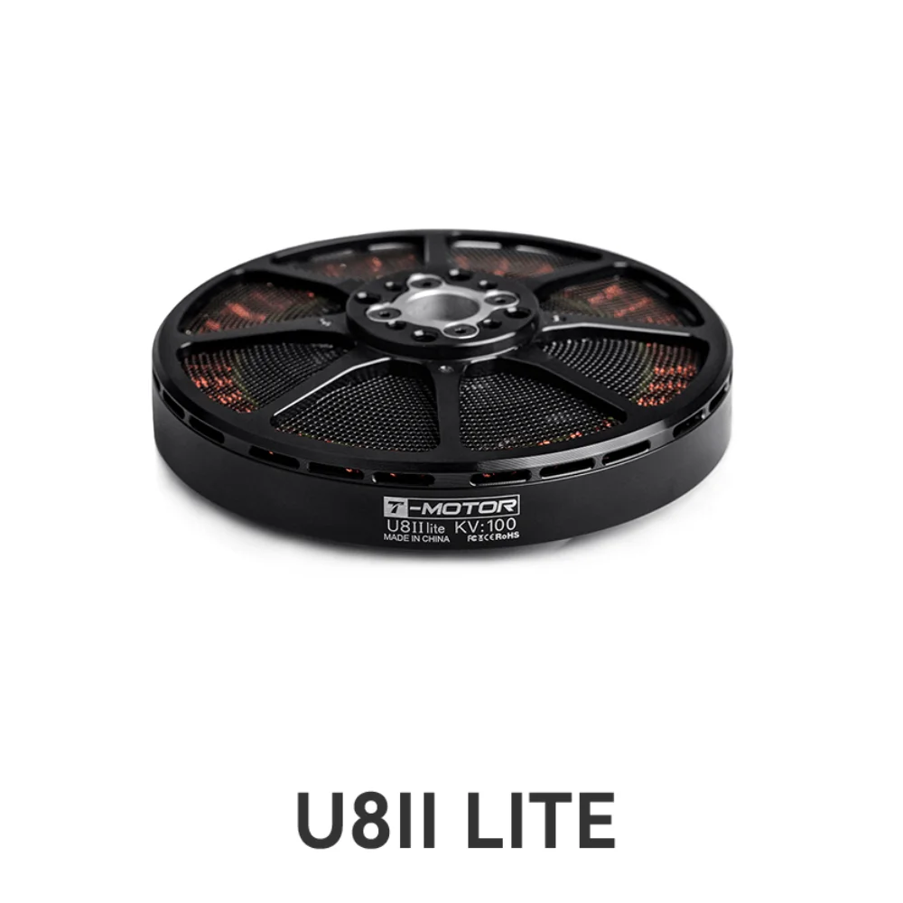 T-MOTOR Brushless Motor U8II Lite Efficiency Type Multirotor UAV Motor KV100 For Powerful RC Drone Multirotor VTOL UAV Quadrotor