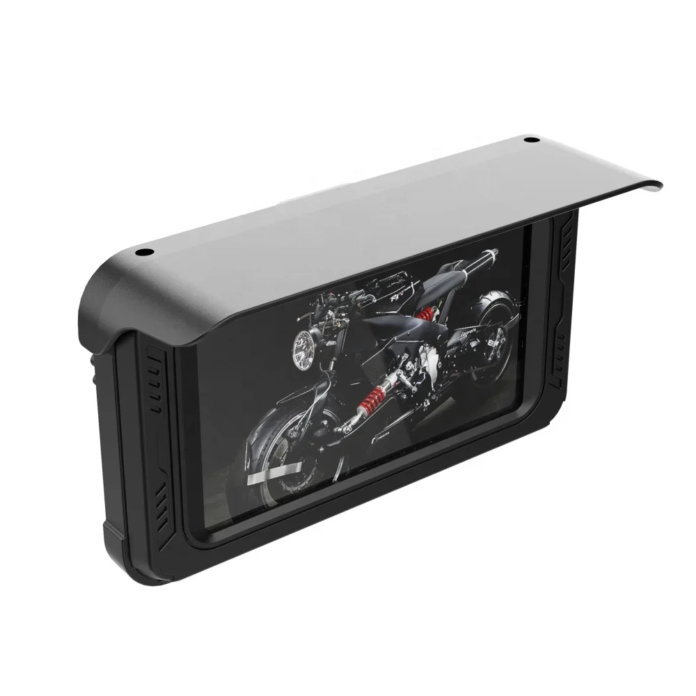 

TIYPEOR Navigation Motorcycle Waterproof Carplay Display Screen Portable Motorcycle Wireless Android Auto Monitor