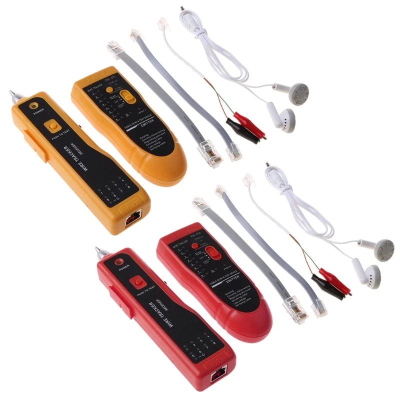 Dropship LAN เครื่องทดสอบสายเคเบิลเครือข่ายสำหรับ Cat5 Cat6 RJ45 UTP STP เครื่องตรวจจับ Line Finder สายโทรศัพท์
