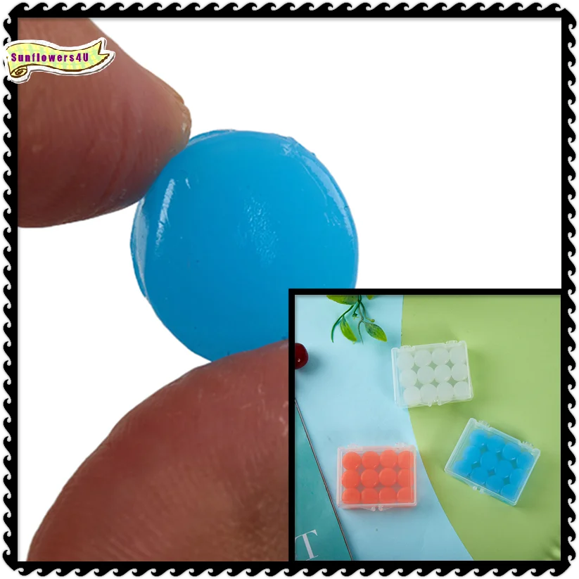 Lot de 12 bouchons d'oreilles en silicone réutilisables, modulables, pour la natation, la réduction du bruit et la protection du sommeil