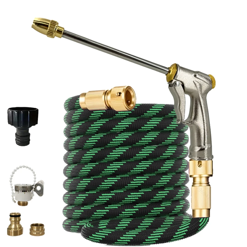 

Garden Water Hose Water Gun Reel Expandable Watering Hose High Pressure Flexible Car Wash Garden Irrigation Magic Hose Pipe