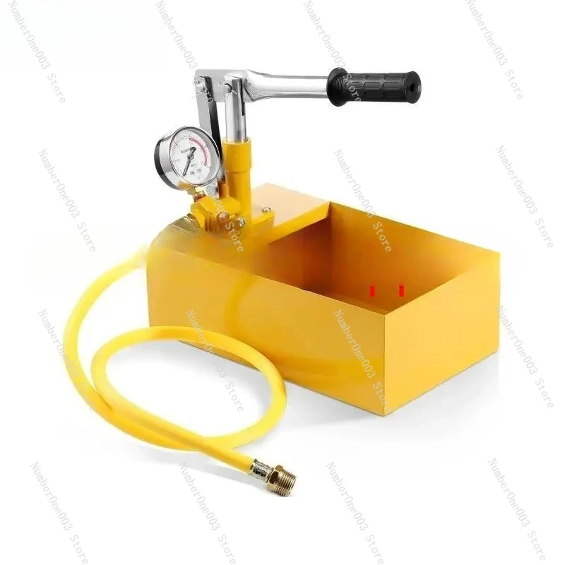 

Hydrostatic Test Pump Max 25bar Single/Dual Valve 1.4/2.8 Gal Tank Hydraulic Manual Water Pressure Tester Kit For Pipeline