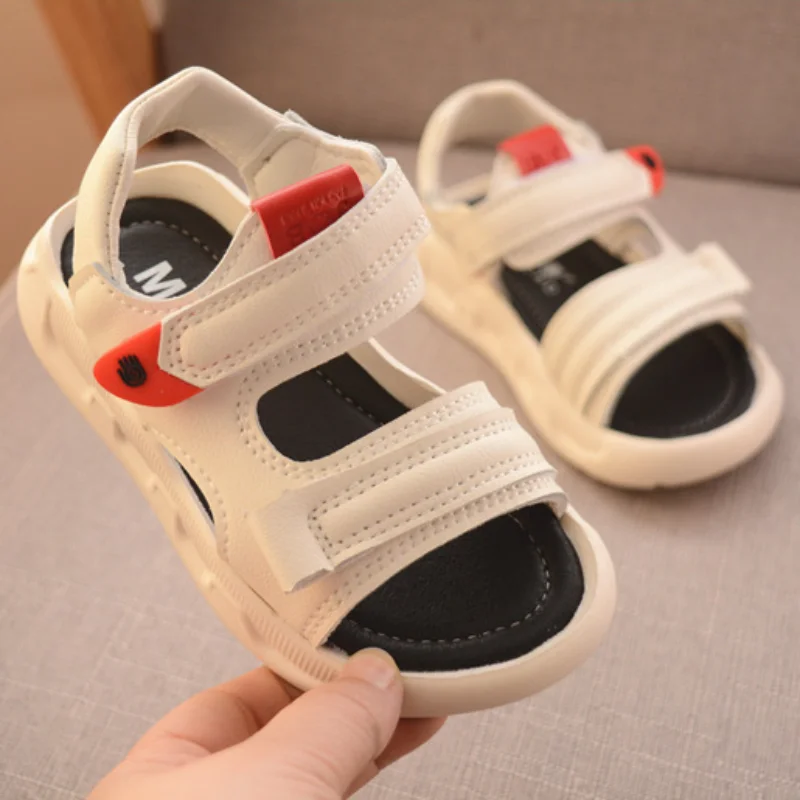 2023 Summer Children Shoes Boys Soft Soles Beach Shoes Male Baby Baotou Anti-kick Children's casual Sandals сандали для мальчика