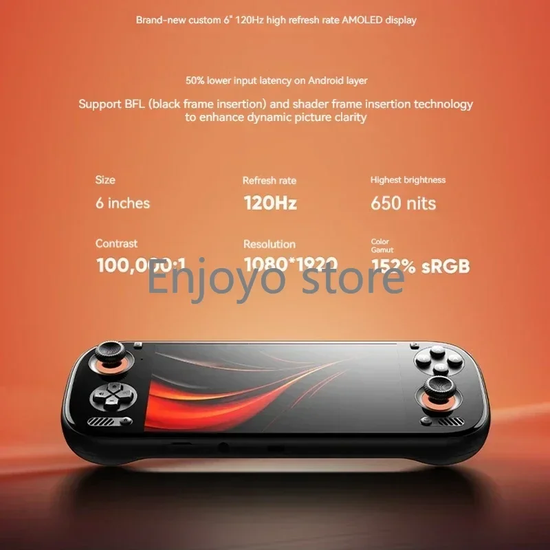 Original AYN Odin3 Gaming Handheld Console 6 Inch FHD 120Hz AMOLED Display 8000mAh Hall Effect Controls Android Game Lover Gift