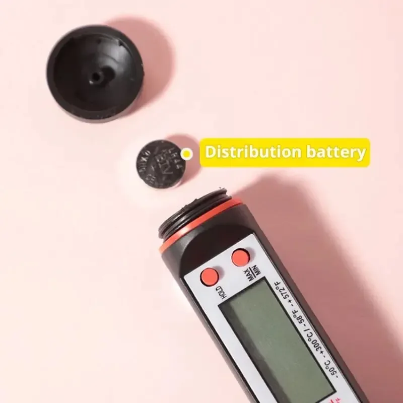 1pc 온도 측정기 게이지 도구 새로운 고기 온도계 주방 디지털 요리 음식 프로브 전자 바베큐 요리 도구