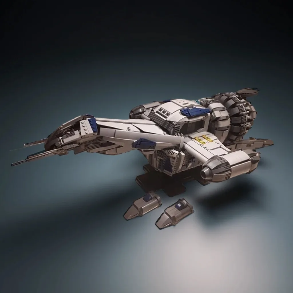 

3811Pcs Firefly Serenity Spaceship Sci-Fi Vessel Firefly Class Transport MOC Education Model Building Blocks Birthday Toys Gift