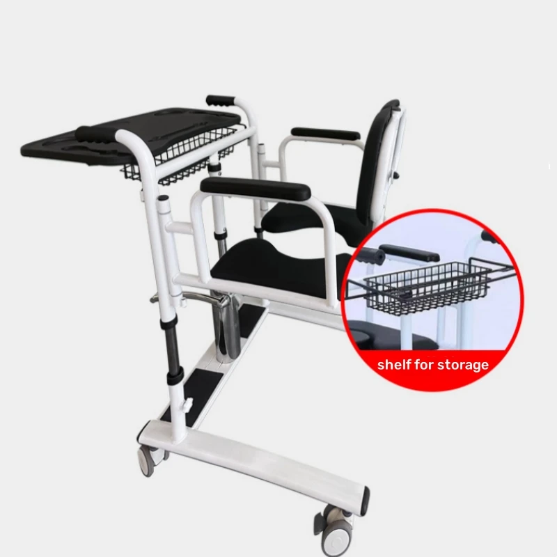 Manual Wheelchair Lift Rotating Chair Senior Patient Lift and Bathroom