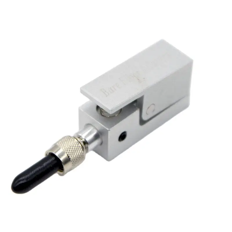 New SMA Silvery Square Bare Optic Fiber Adapter Connector Flange Temporary Succeeded OTDR Test Coupler Optic Equipment Wholesal