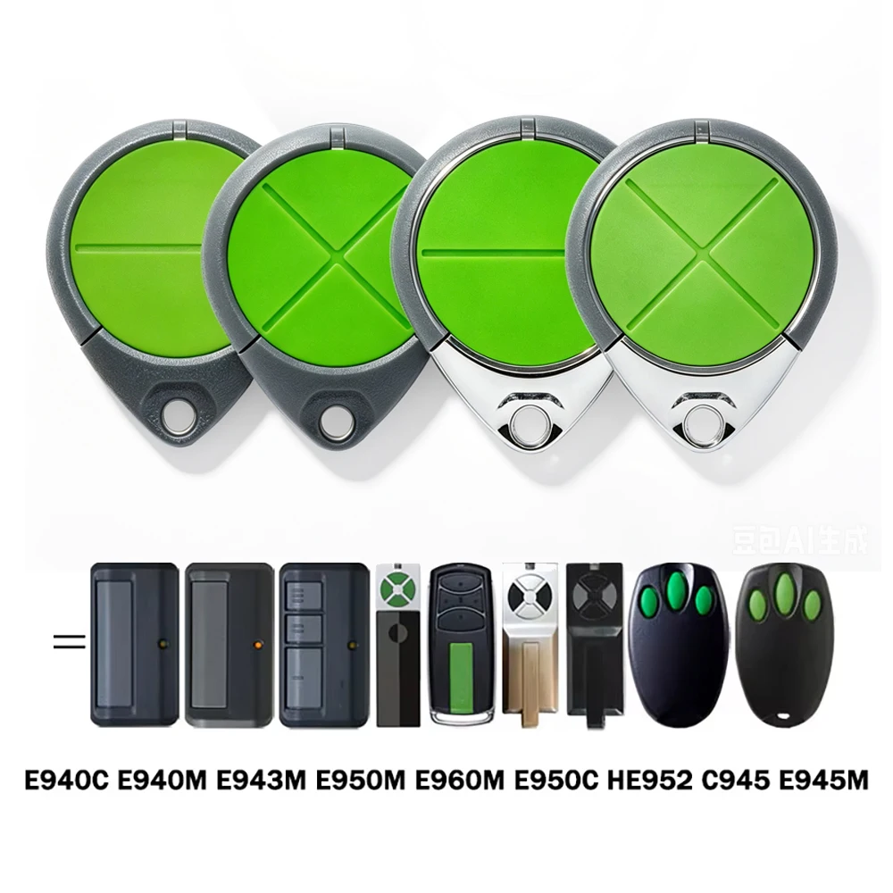 Merlin+ C945 C943 CM842 Garage Door Remote Control MR60 MR600 MR600A MERLIN 2.0+ CR625EVO E945 E943 E950M E970M Gate Keyfob