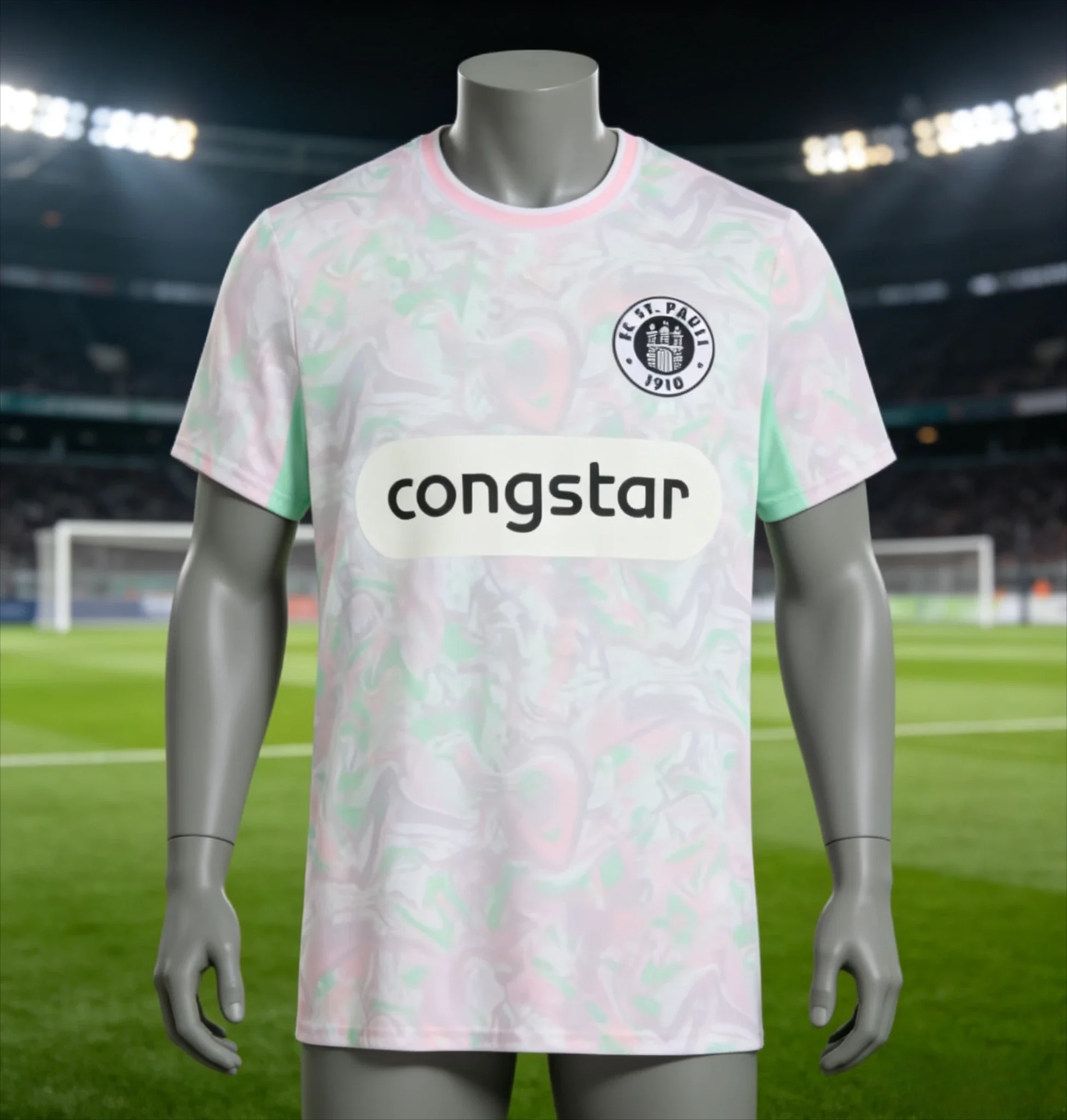 2026/27 FC Pauli German football clubs Jersey T-Shirt Men's Women's Summer Sport Breathable and quick-drying Loose shirt Tos