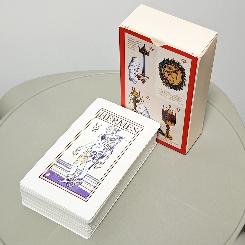 Le Tarot alchimique de Marseille 78 pièces cartes de Tarot une interprétation du Tarot français qui références alchimie 12*7 cm