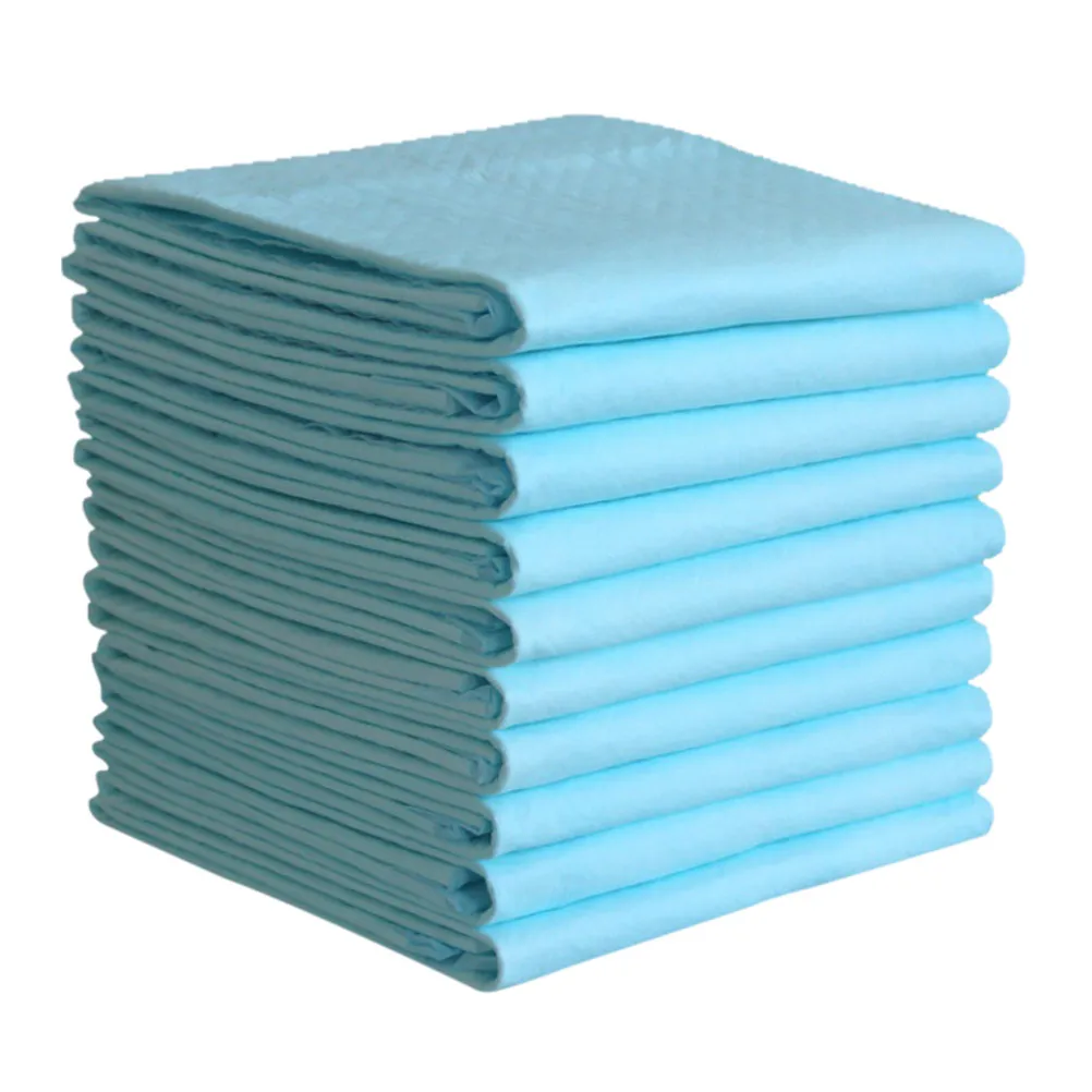 10Pcs Absorbent Nursing Underpad Disposable Changing Pad for Elderly Pets Puppy Training Sheet Protector Waterproof Mat