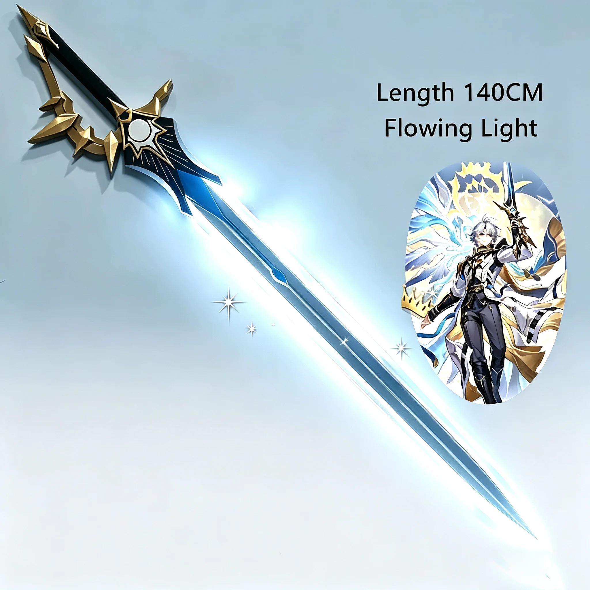 Phainon Cos Luminous Long Sword Weapons Game Honkai Star Rail Cosplay Prop Halloween Christmas Fancy Party Costume Accessories