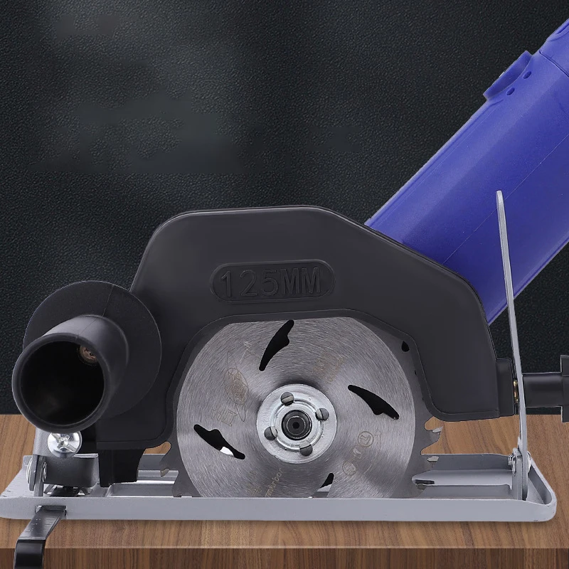 Quick Install Cutting Machine Slotting Base 45° Adjustable Cutting Depth Positioning Bracket For 100/115/125mm Angle Grinder