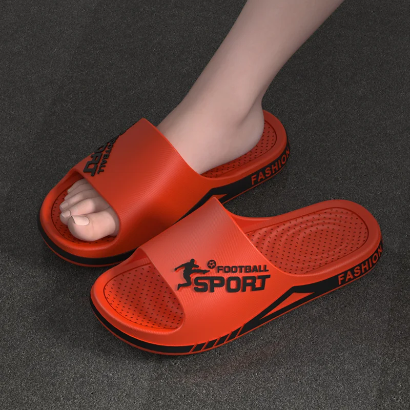 Fashion Men's Sandals Summer EVA Comfortable Anti-Slip Soft Soles House Slippers for Indoor Outdoor Wear Breathable Shower Slide image 3