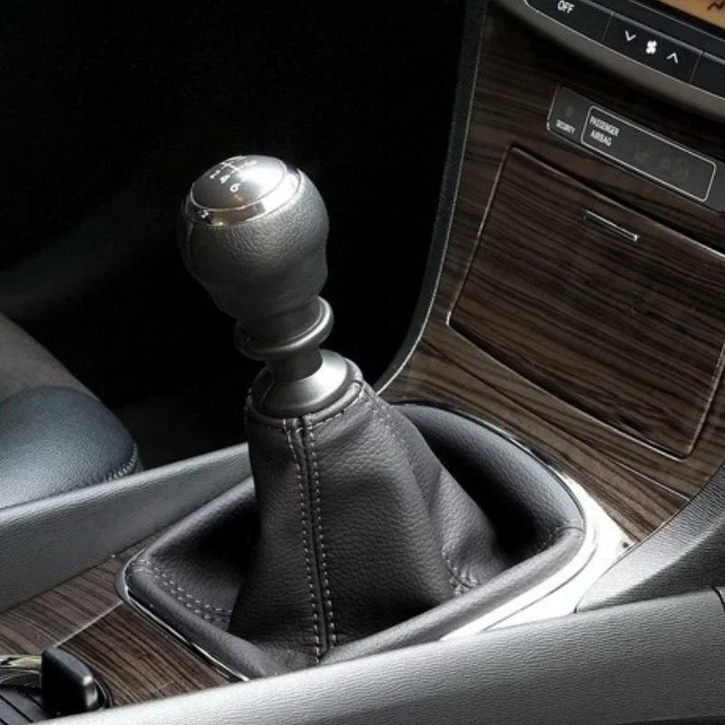 PU Leather Gear Shift Knob Gaitor Boot Cover Case Collar For Toyota Avensis III T27 2008 2009 2010 2011 2012 2013 2014 2015