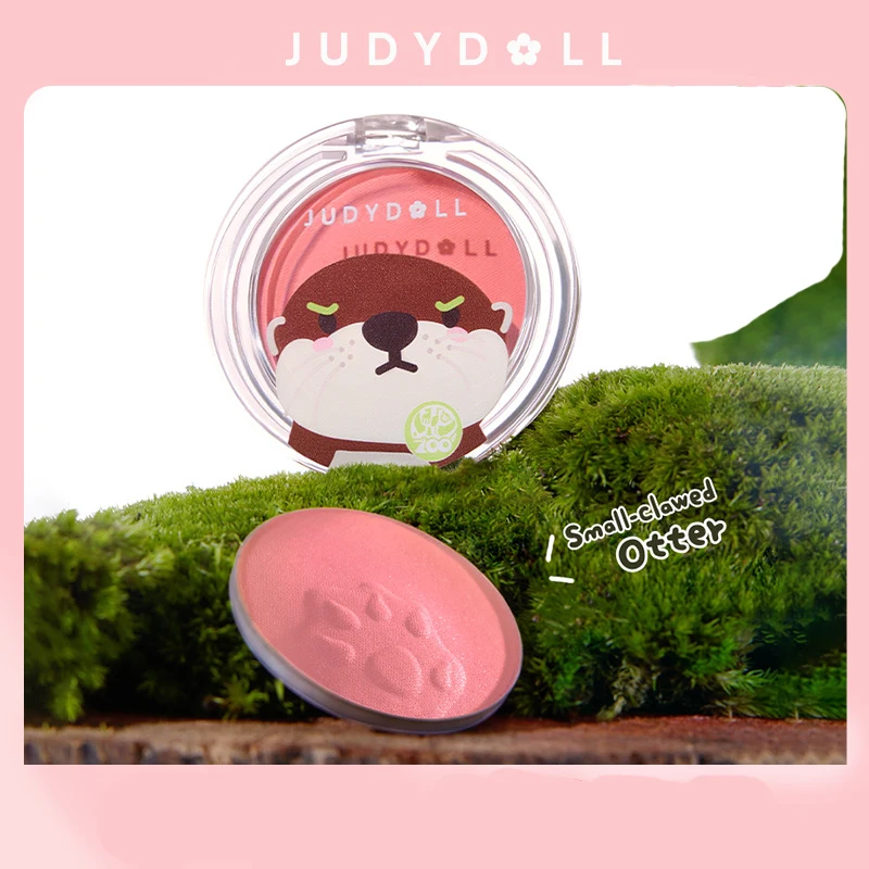 Judydoll Hongshan Co-branded Blush Cream Facial Brightening Matte Expanded Color Single Color Soft Mist Blush Powder Cream