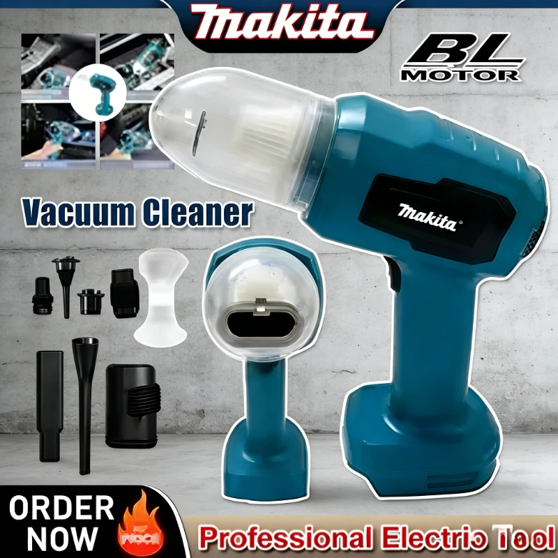 

Мини-пылесос Makita 18В для автомобиля, многофункциональный ручной аккумуляторный пылесборник
