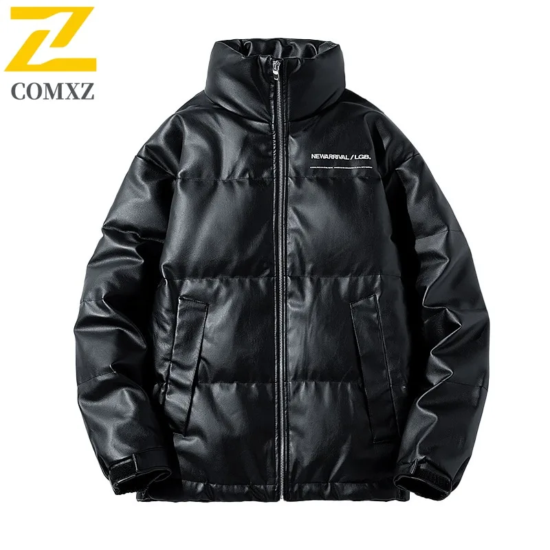 COMXZ Giacca invernale da uomo Moda Trendy Stile con cappuccio Street Look Caldo piumino da sci Gita quotidiana Cappotto imbottito di alta qualità