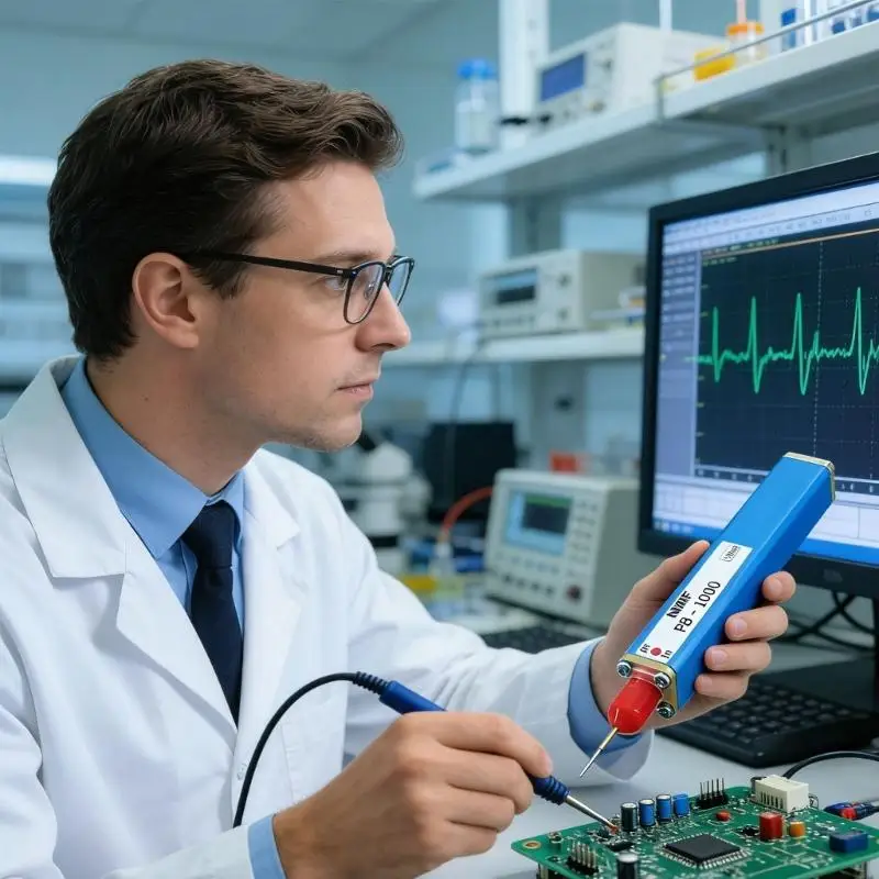 100kHz~1GHz Radio Frequency Probe With Scalable Tip For Device Inspection 