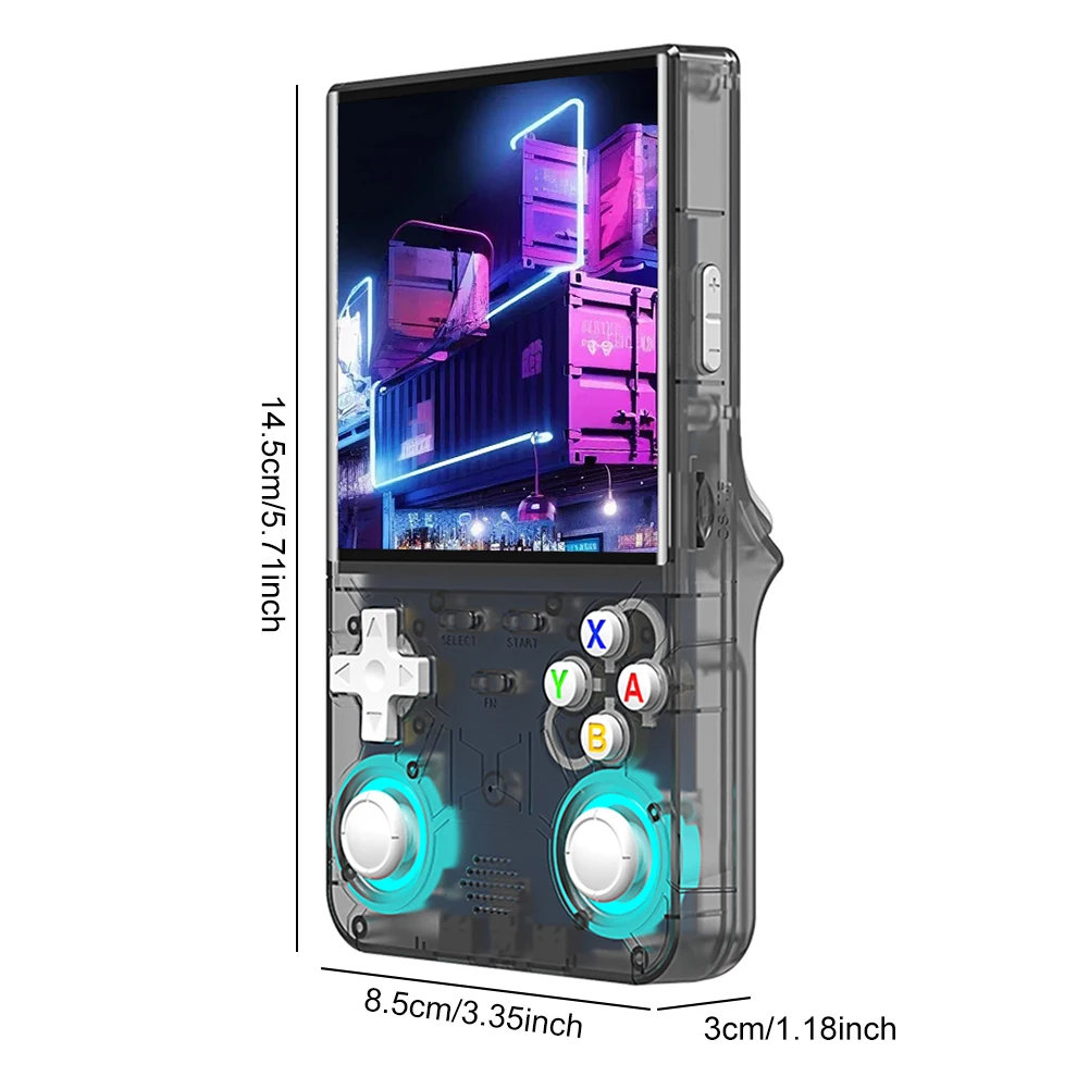 Consola Retro R36 Ultra – 20000+ Juegos, Pantalla 4″ IPS, WiFi Y Joystick Con Luz 7 Colores