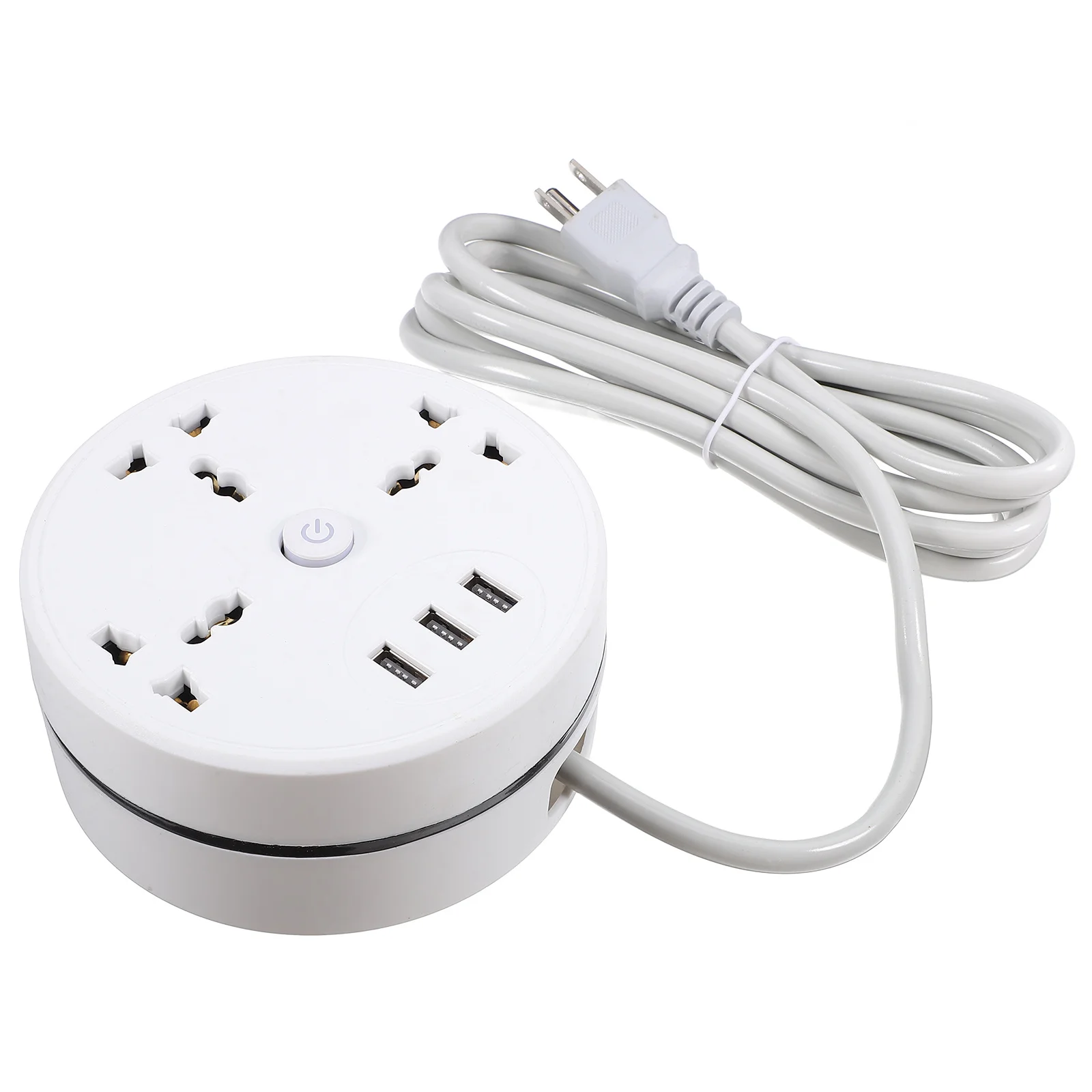 Multi-Outlet Power Strip With Usb Ports Vertical Design For Home Office Dorm Travel Use Extension Socket Board Camping Outdoor