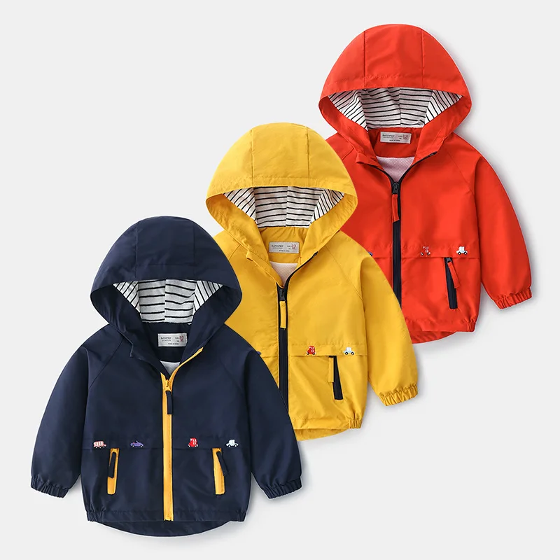 2026 New Spring Windbreaker For Infant & Little Boys, Trendy Kids Windproof Outdoor Jacket Casual Outerwear90-130cm