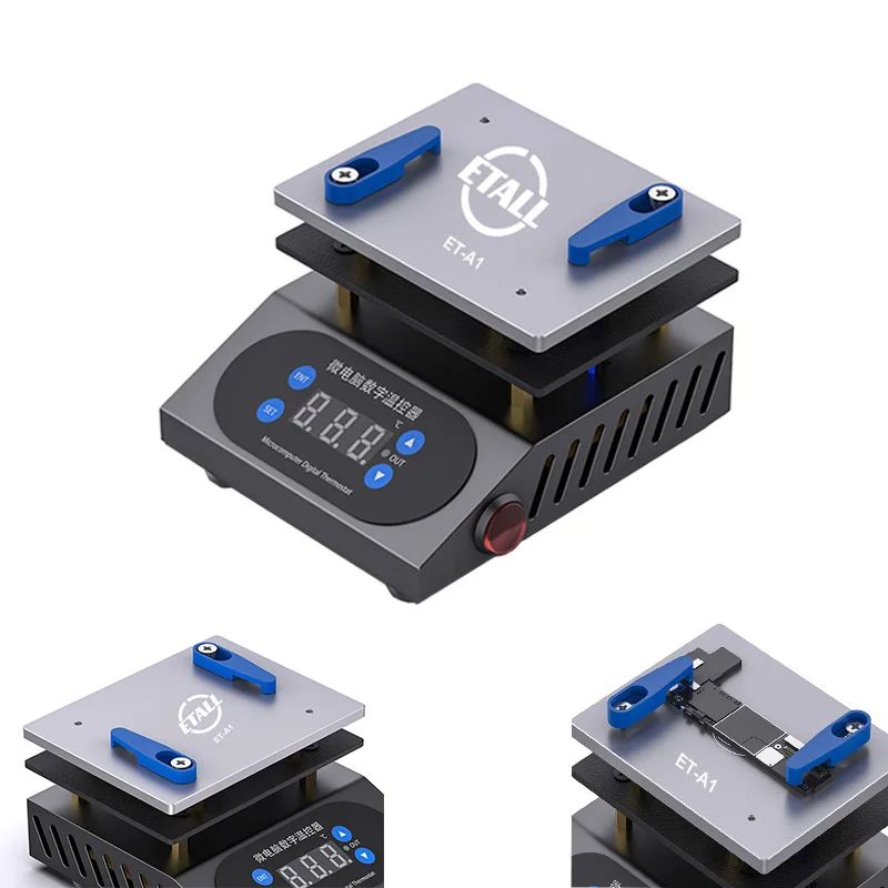 ETALL ET-A1 Universal Preheating Station Layered Preheater Platform Thermostatic for Android/IPhoneX-18ProMax Motherboard Repair