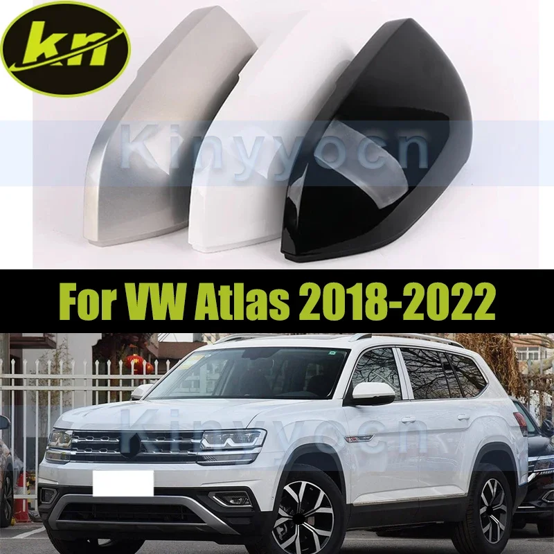 Side Mirror Cap For VW Atlas 2018-2022 Rear View Mirror Lid Shell Rearview Mirror Cover Lid