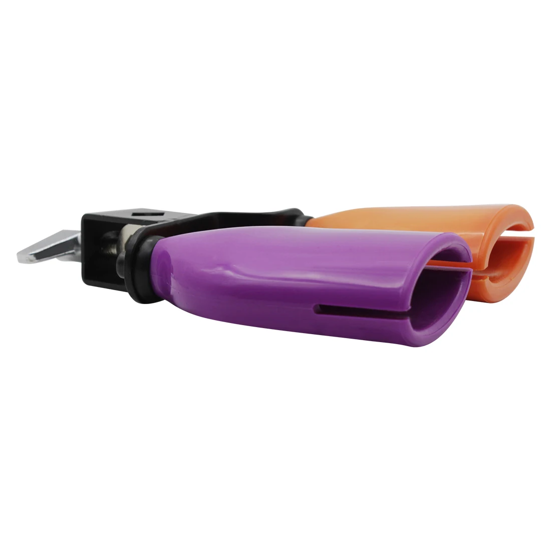 Cowbell Drum Set Orange Purple High and Low Sound Knocker Cowbell for Drum Percussion Instrument Accessories