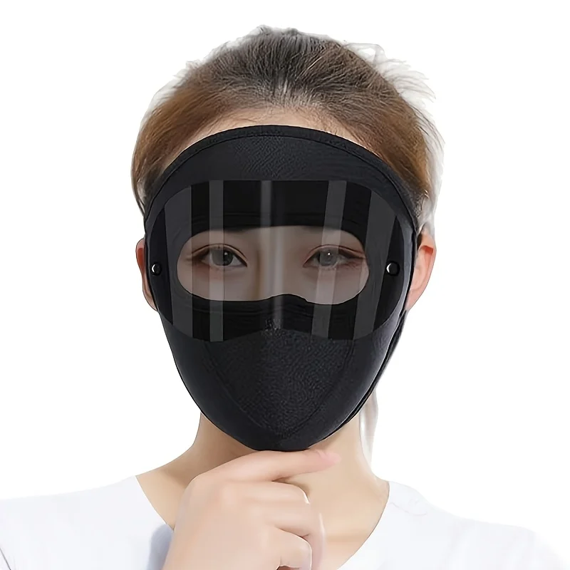 

2pcs windproof mask set (including goggles), 3 colors to choose from, cycling anti-mosquito flying into the eyes, sports breathable outdoor mask, outdoor activity comfort protective mask