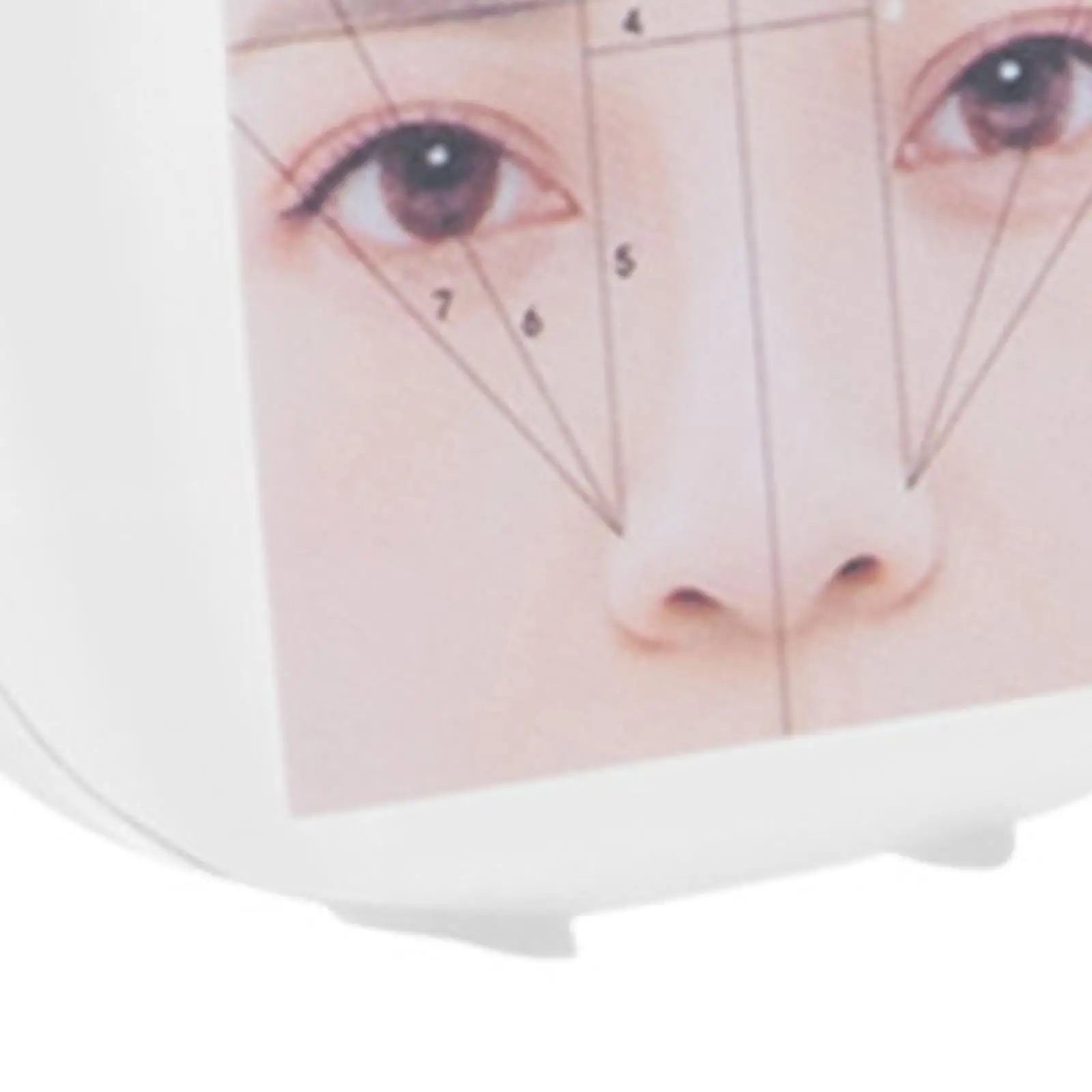 أداة قياس احترافية لخرائط الحواجب مسبقًا، خيط تشكيل الحواجب لمستلزمات المكياج #2