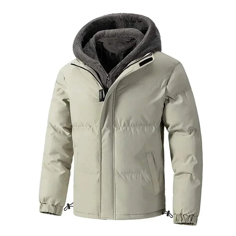 

Men's Winter Thick Casual Hooded Parka Men's Fleece Classic Outdoor Parka Men's Sports Coat Parka Plus 7XL 8XL