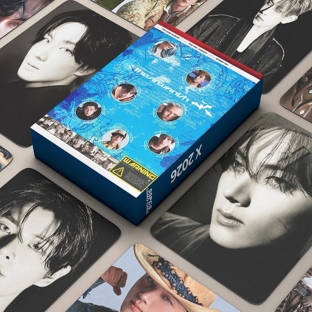 55Pcs Boy Group 7th 2026 SEASON'S GREETINGS Photocard Album cards THE SIN Fans Collection JAY Fans Small Card Gifts