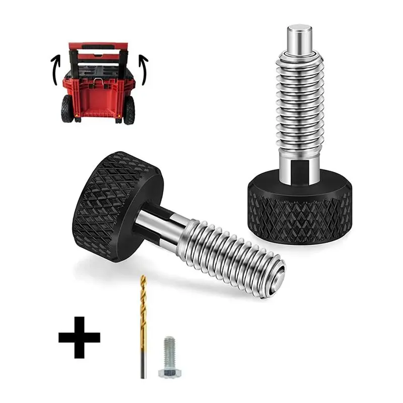 2X broches de dégagement de poignée d'emballage poignée d'emballage broches de dégagement rapide Kit de retrait de poignée d'emballage-AA26