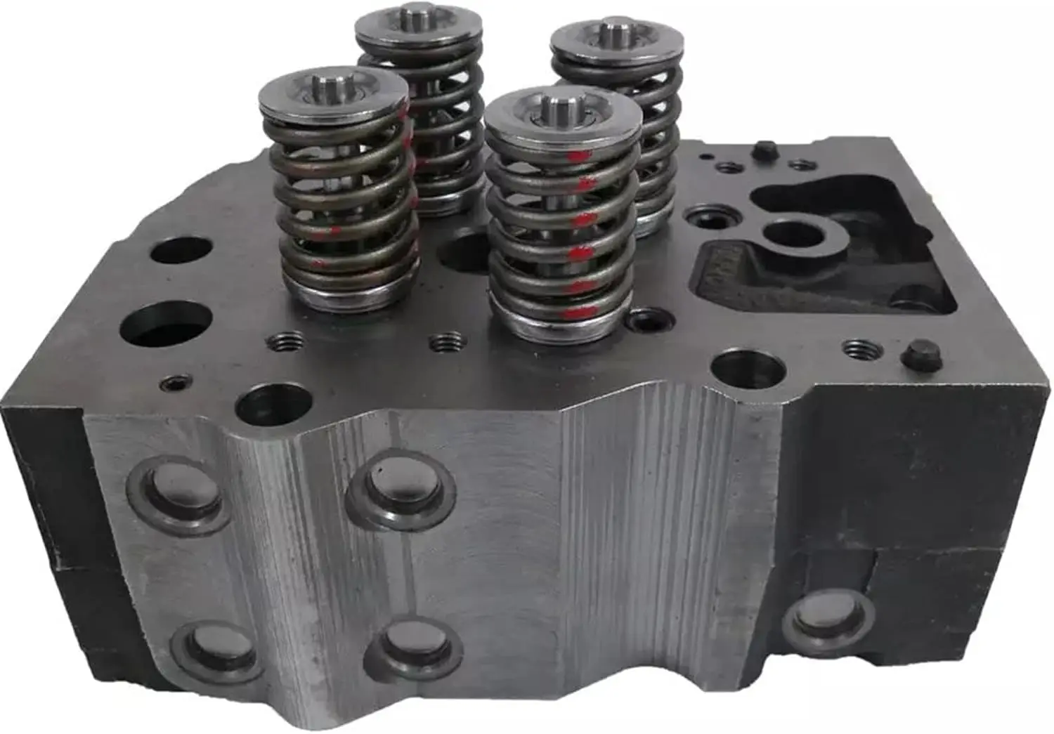 Die sel engine Chongqing K19 KTA19 KTA19D2 4 valve cylinder head assy 3811985 for cummins