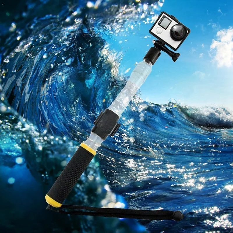 Adjustable Telescopic Transparent Waterproof For Gopro Hero 11 10 9 8 7 6 5 4 Monopod Underwater Handheld Selfie Stick