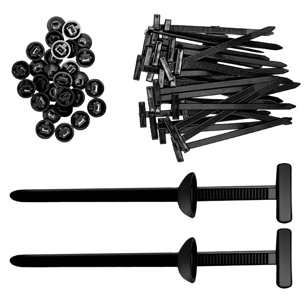 

120 шт. универсальных нейлоновых кабельных стяжек - Новые многофункциональные сверхпрочные самоблокирующиеся стяжки с кнопкой и пластиковым фиксатором