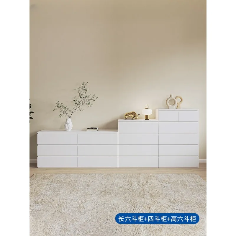 Small apartment living room four-chest cabinet against the wall side cabinet locker modern simple bedroom drawer cabinet bucket