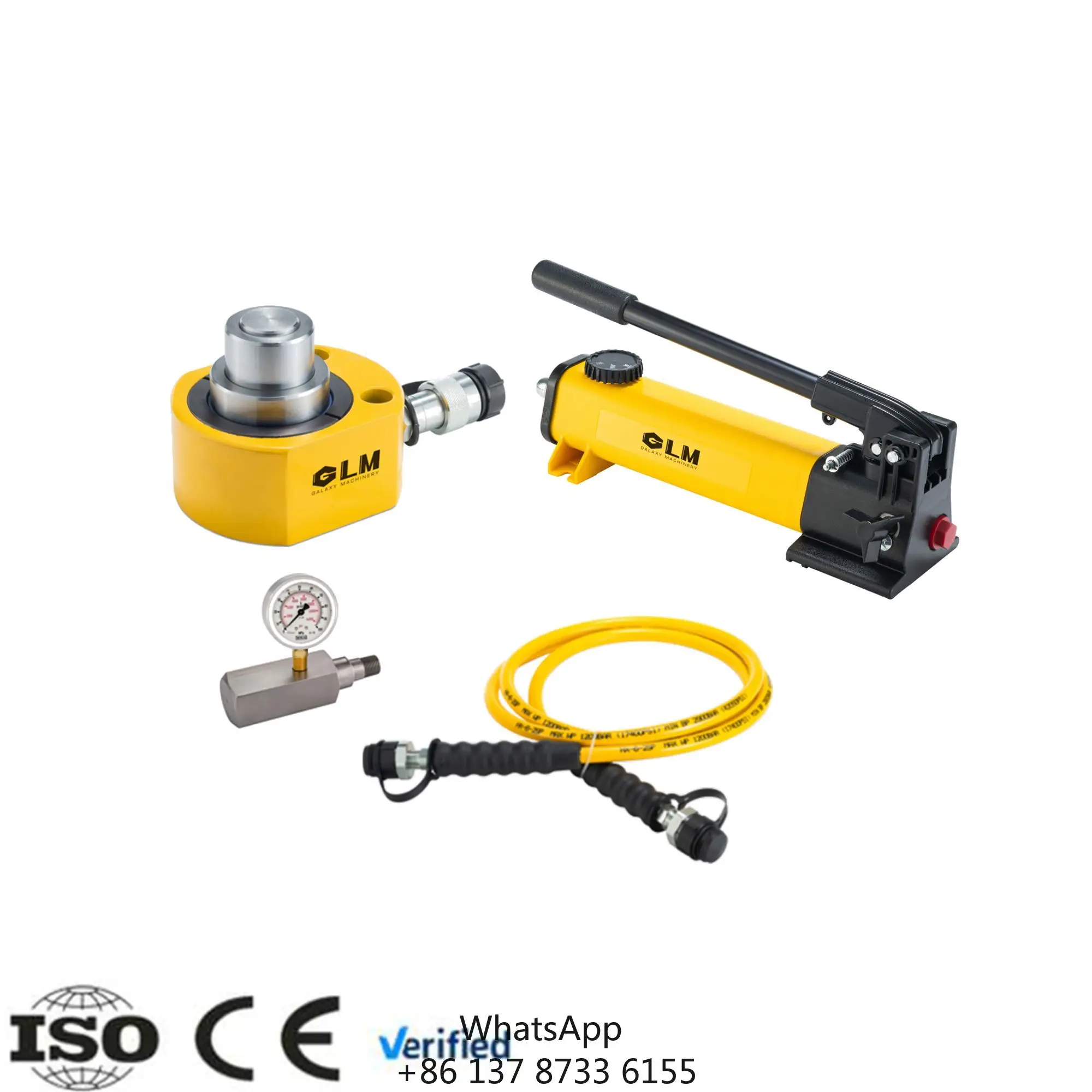 

Wholesale Factory Price 10 20 Ton In Stock Fast Delivery Low Height Multistage Hydraulic Cylinder Jacks