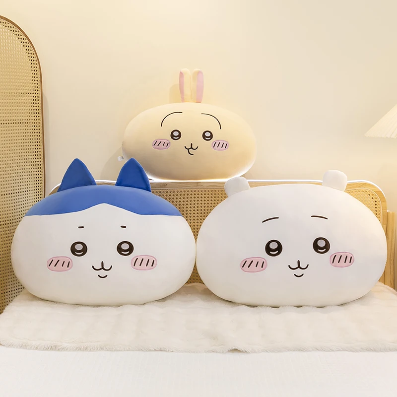 

Large Size 75cm Usachi Chiikawa Doll Kawaii Plush Toy Peripheral Self-deprecating Bear hachiware Pillow Cushion Gift