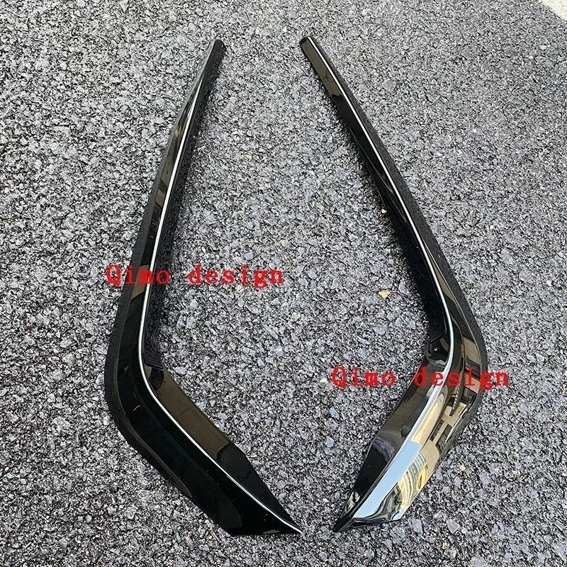 New！ For Skoda superb fog lamp the front bumper wind blade is decorated with superb black chrom spoiler 2016 2017 2018 max spoil