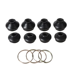 4 Pcs Universal Dust Protection Rubber Cover With Snap Ring For ATV Go Kart Buggy Quad Bike Turn Tie Rod End Ball Joint Parts