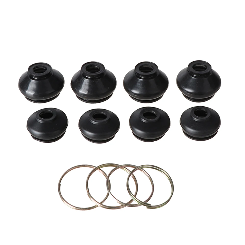 4 Pcs Universal Dust Protection Rubber Cover With Snap Ring For ATV Go Kart Buggy Quad Bike Turn Tie Rod End Ball Joint Parts