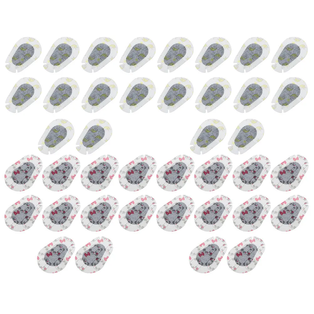 

40 Sheets Children Eye Patches Cartoon Printing Single Eye Covers Amblyopia Correction Patches Breathable Lightweight for Kids